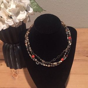 Silpada Sterling Silver Sponge Coral Necklace